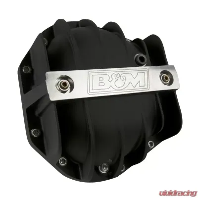 B&M Cast Aluminum Differential Cover for Dana 60/70 - Black - 11314