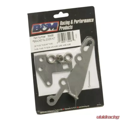 B&M Bracket and Lever Kit Fits TH400/TH350/TH250/200-4R/700R4, 4L60E - 35498
