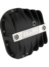 B&M Cast Aluminum Differential Cover for Ford 9.75" - Black Rear                                     - 41298 - Image 2