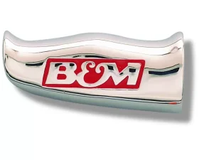 B&M Universal Shifter T-Handle with B&M Logo, Chrome, SAE Threads