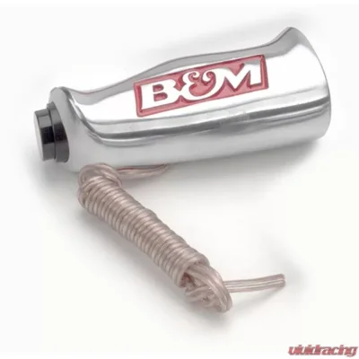 B&M T Handle, Universal Aluminum T-Handle With Button - 80658