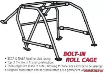 AutoPower 6Point Bolt in Roll Cage Porsche 996 C2/C4/TT 1999-2005 - 83347