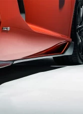 Vorsteiner V Aero Side Blades Carbon Fiber PP 2x2 Glossy Lamborghini Aventador 2012-2014                                     - 0703LOV - Image 2