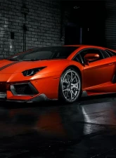 Vorsteiner V Aero Side Blades Carbon Fiber PP 2x2 Glossy Lamborghini Aventador 2012-2014                                     - 0703LOV - Image 5