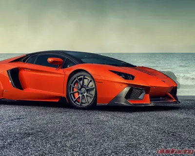 Vorsteiner Zaragoza Edizione Glossy Carbon Fiber PP 2x2 Aero Front Spoiler Lamborghini Aventador 2011-2017 - 0716LOV