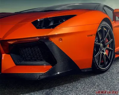 Vorsteiner Zaragoza Edizione Glossy Carbon Fiber PP 2x2 Aero Front Spoiler Lamborghini Aventador 2011-2017 - 0716LOV