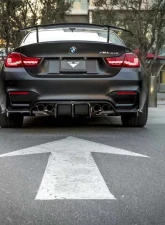 Vorsteiner Glossy Carbon Fiber VRS GTS-V Aero Rear Diffuser BMW F8x M3 | M4 2014-2018                                     - 4250BMV - Image 5