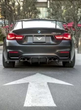 Vorsteiner Glossy Carbon Fiber VRS GTS-V Aero Rear Diffuser BMW F8x M3 | M4 2014-2018                                     - 4250BMV - Image 6