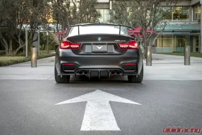 Vorsteiner Glossy Carbon Fiber VRS GTS-V Aero Rear Diffuser BMW F8x M3 | M4 2014-2018 - 4250BMV