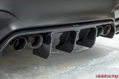 Vorsteiner Glossy Carbon Fiber VRS GTS-V Aero Rear Diffuser BMW F8x M3 | M4 2014-2018 - 4250BMV