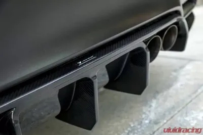 Vorsteiner Glossy Carbon Fiber VRS GTS-V Aero Rear Diffuser BMW F8x M3 | M4 2014-2018 - 4250BMV