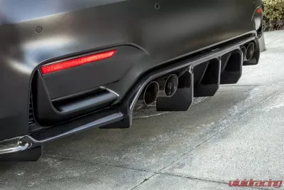 Vorsteiner Glossy Carbon Fiber VRS GTS-V Aero Rear Diffuser BMW F8x M3 | M4 2014-2018 - 4250BMV
