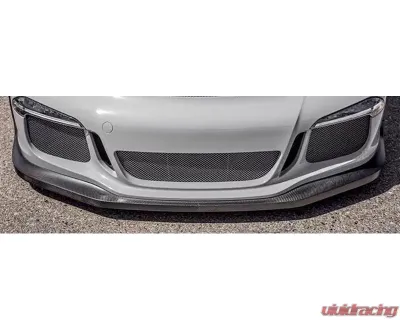 Vorsteiner V-RS Aero Front Lip Spoiler Carbon Fiber 1x1 Glossy Porsche GT3RS 14-16 - POV1120