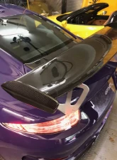 Vorsteiner V-RS Aero End Caps Carbon Fiber 2x2 Satin Porsche GT3RS 14-16                                     - POV1172 - Image 2