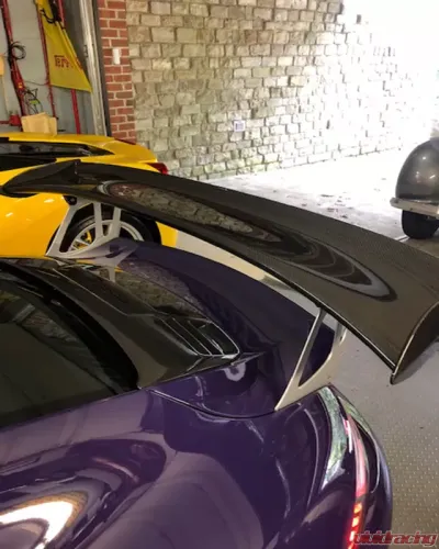 Vorsteiner V-RS Aero Wing Blade w/End Caps Carbon Fiber 2x2 Satin Porsche GT3RS 14-16 - POV1170