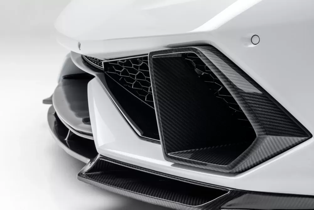 Vorsteiner Mondiale Edizione Glossy Carbon Fiber Aero Air Intake Bezels Lamborghini Huracan 2015+ CLEARANCE - 0840LOV