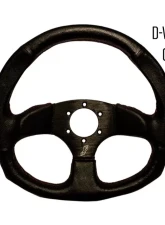 DragonFire D Shaped UTV Steering Wheel Vinyl Black                                     - 04-0004 - Image 7