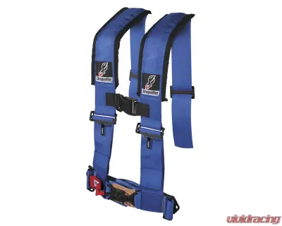 DragonFire H-Style 4-Point 2" Harness Blue - 14-0039