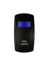 DragonFire Laser Etched Switch Pod Lights Blue                                     - 04-0089 - Image 2