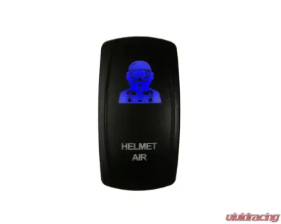 DragonFire Laser Etched Switch Helmet Air Blue - 04-0091