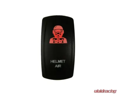 DragonFire Laser Etched Switch Helmet Air Red - 04-0092