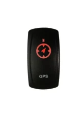 DragonFire Laser Etched Switch GPS Red                                     - 04-0125 - Image 2