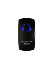 DragonFire Laser Etched Switch Intercom Radio Blue                                     - 04-0126 - Image 2