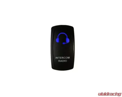 DragonFire Laser Etched Switch Intercom Radio Blue - 04-0126