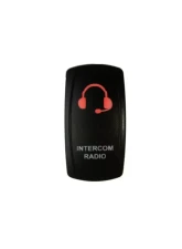 DragonFire Laser Etched Switch Intercom Radio Red                                     - 04-0127 - Image 2