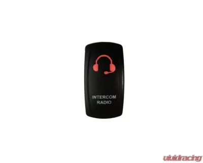 DragonFire Laser Etched Switch Intercom Radio Red - 04-0127