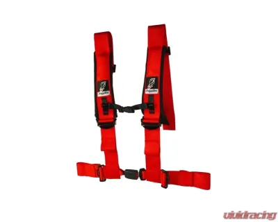 DragonFire 3" Red Auto-Latch Harness - 14-0803