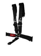 DragonFire 3" Black Race Approved 5-Point Harness - No Pads                                     - 14-0804 - Image 2