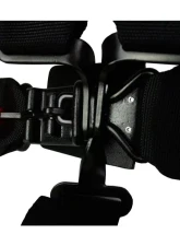 DragonFire 3" Black Race Approved 5-Point Harness - No Pads                                     - 14-0804 - Image 2