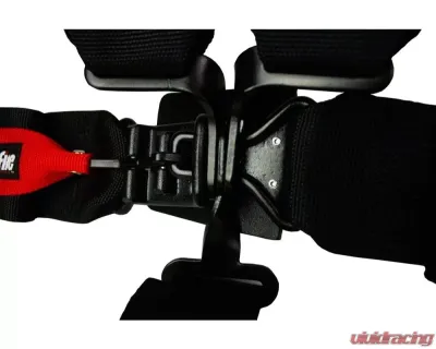 DragonFire 3" Black Race Approved 5-Point Harness - No Pads - 14-0804