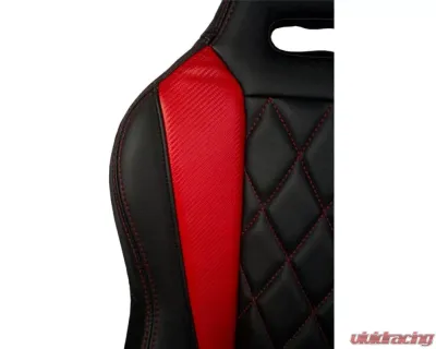 DragonFire Red Diamond Series RT Seats Polaris RZR 2014-2019 - 15-0068