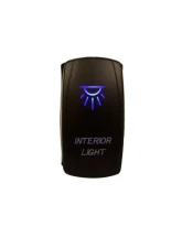 DragonFire Laser Etched Switch Interior Lights Blue                                     - 04-0054 - Image 2