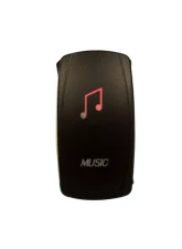 DragonFire Laser Etched Switch Music  Red                                     - 04-0057 - Image 2