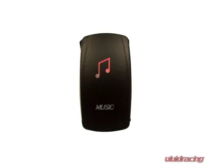 DragonFire Laser Etched Switch Music  Red - 04-0057