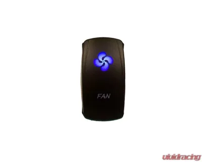 DragonFire Laser Etched Switch Fan Blue - 04-0058