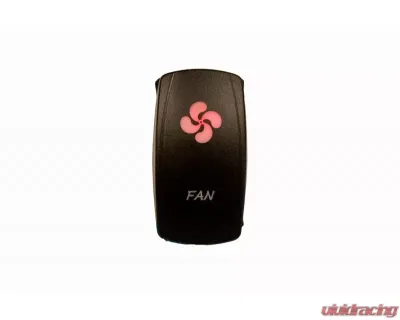 DragonFire Laser Etched Switch Winch Red - 04-0061