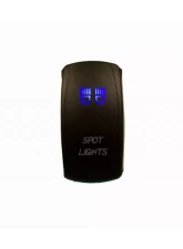 DragonFire Laser Etched Switch Spot Lights Blue                                     - 04-0064 - Image 2