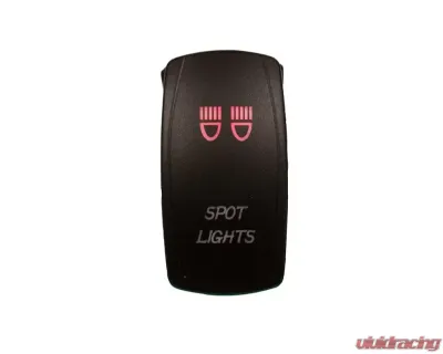 DragonFire Laser Etched Switch Spot Lights Red - 04-0065