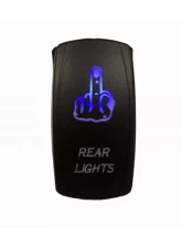 DragonFire Laser Etched Switch Rear Finger Blue                                     - 04-0066 - Image 2
