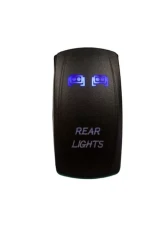 DragonFire Laser Etched Switch Rear Lights Blue                                     - 04-0070 - Image 2