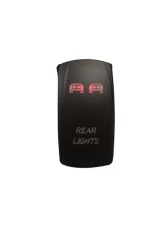 DragonFire Laser Etched Switch Rear Lights Red                                     - 04-0071 - Image 2