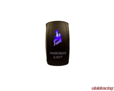DragonFire Laser Etched Switch Passenger Eject Blue - 04-0080