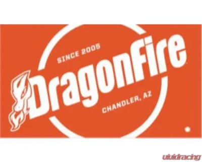 DragonFire Whip Flags 24 inchx14 Inch DFR Orange - 04-0107