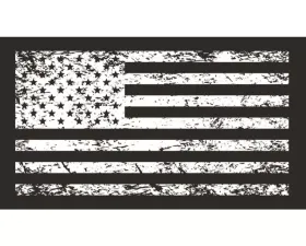 DragonFire Whip Flag USA Tattered (Double Sided) 24x14