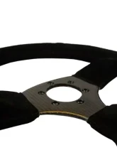 DragonFire Sport Carbon Fiber Steering Wheel Round Suede w/ 2.5" Offset                                     - 04-0817 - Image 2