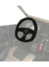 DragonFire Sport Carbon Fiber Steering Wheel Round Suede w/ 2.5" Offset                                     - 04-0817 - Image 4